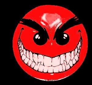 evil face